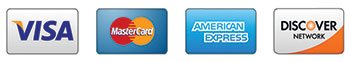 Accepted credit cards
