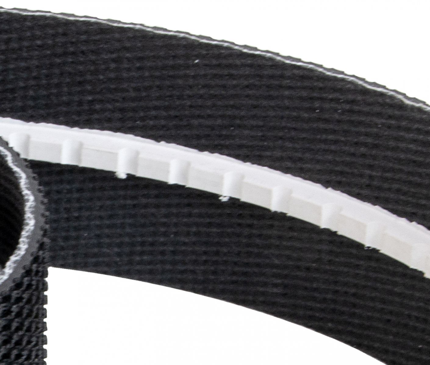 Belt with center V-guide